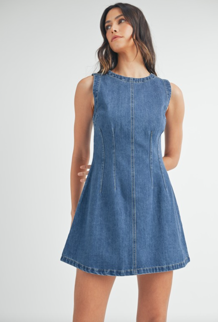 Reba Denim Dress Reba Denim Dress – Stile+Grace