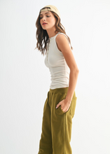 Load image into Gallery viewer, Nilla Micro Ribbed Henley Tank