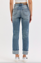 Load image into Gallery viewer, Storm High Rise Cuff Denim