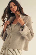 Load image into Gallery viewer, Briar Zipper Cardigan