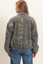 Load image into Gallery viewer, Collins Camo Bomber