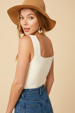 Load image into Gallery viewer, Wide Strap Sweater Knit Brami Top
