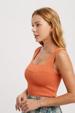 Load image into Gallery viewer, Wide Strap Sweater Knit Brami Top
