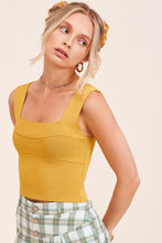 Load image into Gallery viewer, Wide Strap Sweater Knit Brami Top
