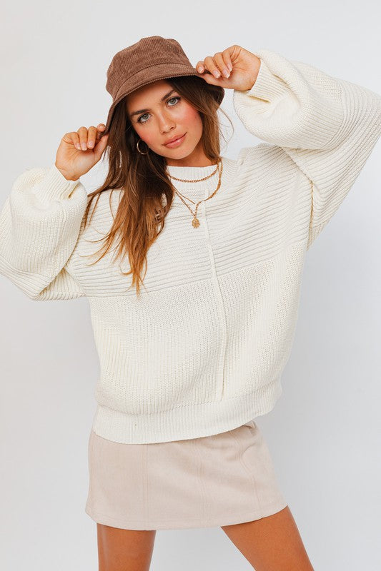 Reba Ribbed Knitted Sweater