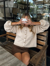 Load image into Gallery viewer, Rosie Pom Pom Sweater Cardigan
