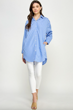 Load image into Gallery viewer, Syd Oversized Button Down Tunic
