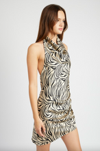 Load image into Gallery viewer, Steph Asymmetrical Halter Dress
