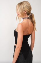 Load image into Gallery viewer, Ariella Asymmetrical Knit Tube Top

