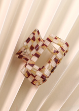 Load image into Gallery viewer, Checkered Mini Hair Clip

