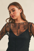 Load image into Gallery viewer, Lottie Long Sleeve Lace Top
