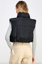 Load image into Gallery viewer, Zoe Cropped Puffer Vest
