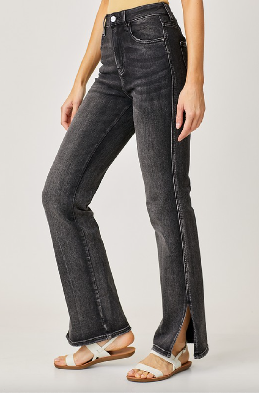 Kennie High Rise Slit Jeans