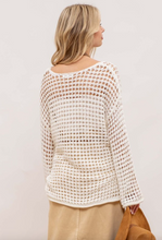 Load image into Gallery viewer, Gia Open Knit Sweater
