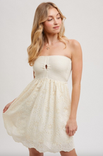 Load image into Gallery viewer, Sailor Eyelet Knit Dress
