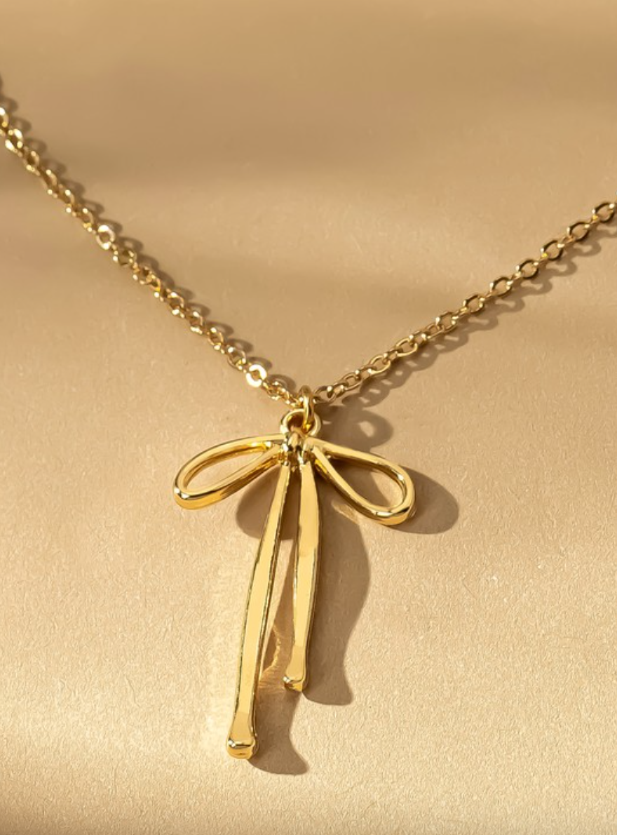 Bow Pendant Necklace