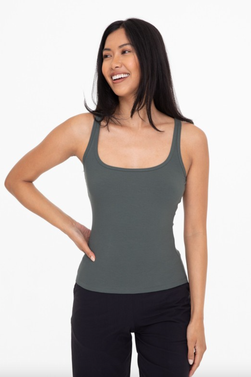 Essential Square Neck Tank – Stile+Grace