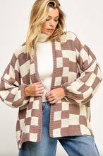 Load image into Gallery viewer, Haley Checkered Cardigan
