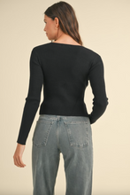 Load image into Gallery viewer, Shellie Ribbed Knit Sweater Top
