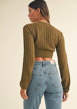 Load image into Gallery viewer, Miley Front Twist Knit Top
