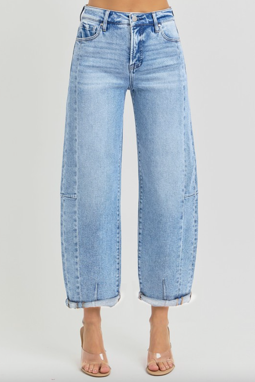 Layla High Rise Barrel Jeans