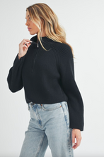 Load image into Gallery viewer, Debbie Half Zip Sweater
