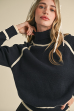 Load image into Gallery viewer, Cassy Contrast Trim Sweater
