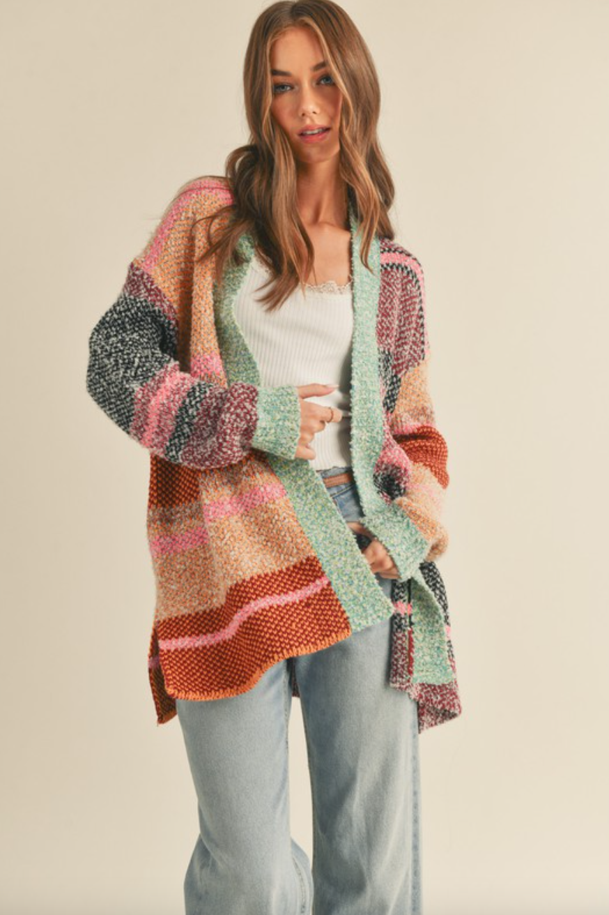 Maisie Color Block Cardigan