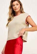 Load image into Gallery viewer, Hansley Cap Sleeve Knit
