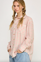 Load image into Gallery viewer, Camila Plaid Vintage Shirt
