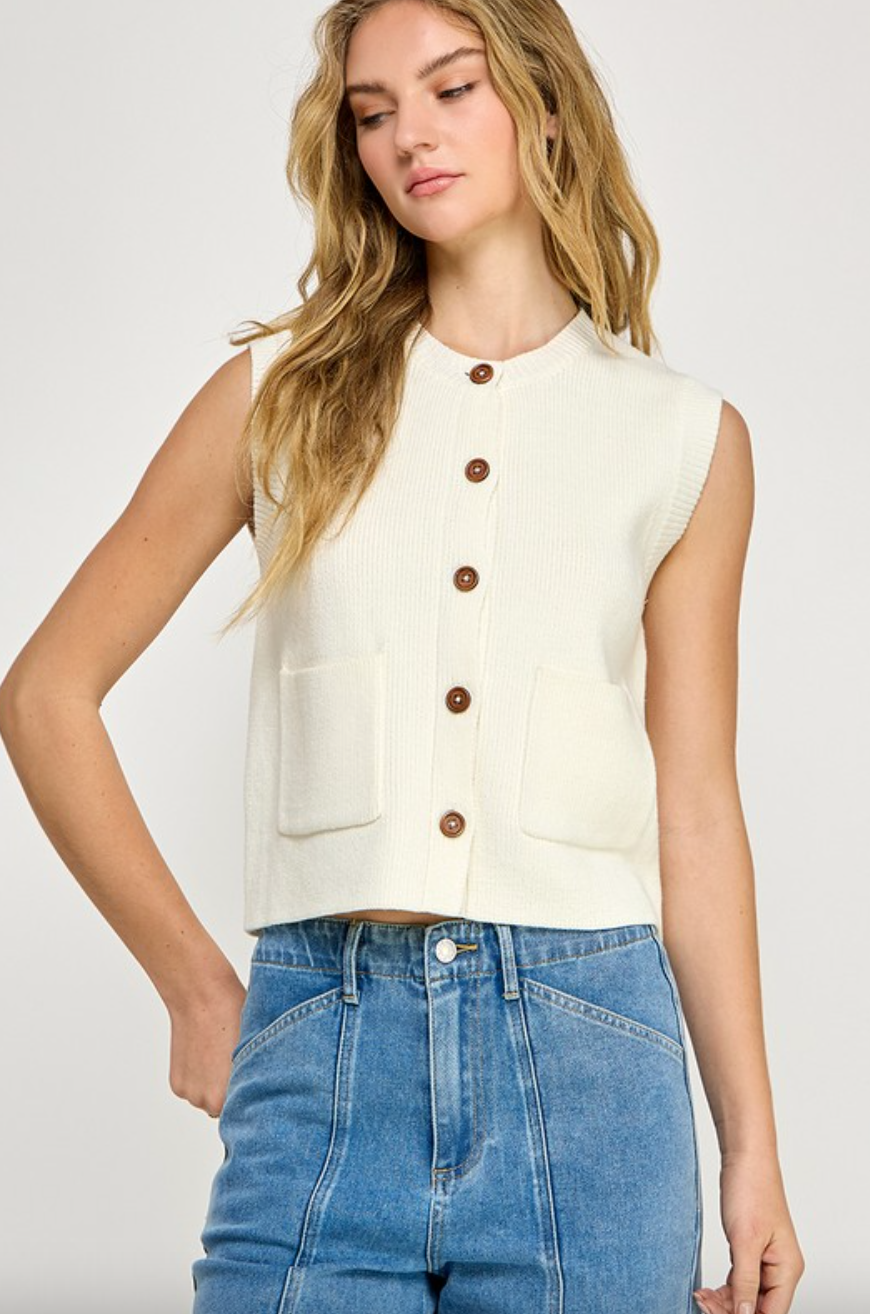 Spring Buttondown Vest