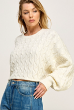 Load image into Gallery viewer, Annie Cable Knit Sweater
