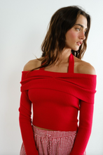 Load image into Gallery viewer, Gianna Off Shoulder Sweater
