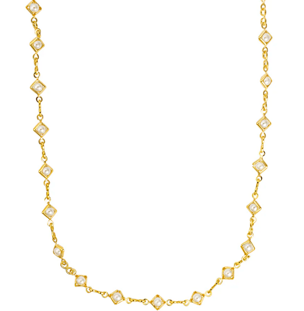 Pearl Infinity Link Necklace