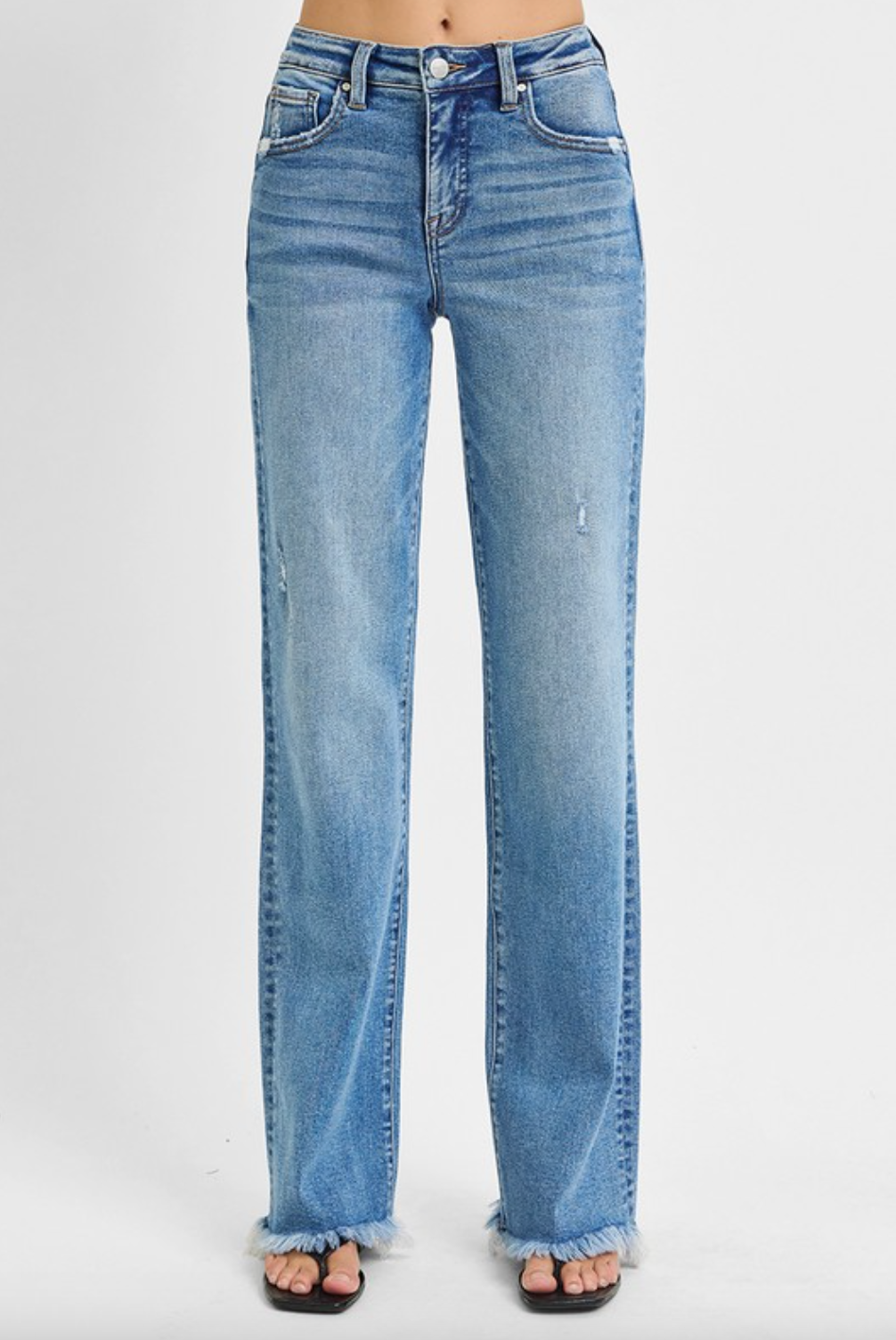 Juliette High Rise Straight Jeans