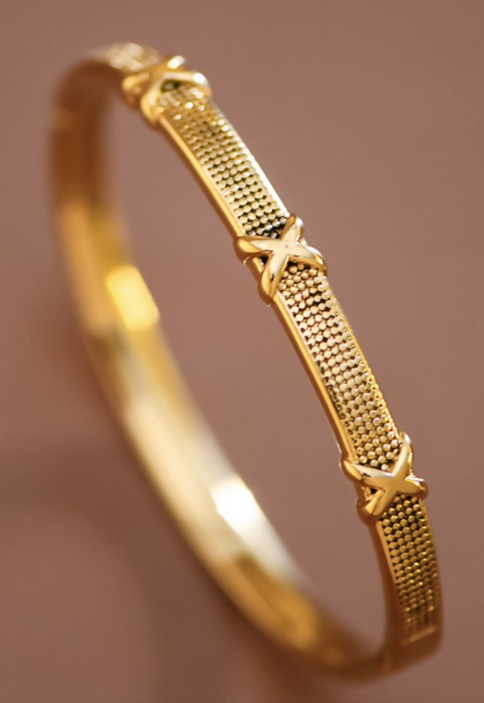 X Detail Bangle