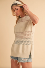 Load image into Gallery viewer, Ameena Open Stitch Mesh Tank
