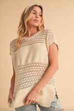 Load image into Gallery viewer, Ameena Open Stitch Mesh Tank
