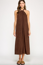 Load image into Gallery viewer, Alani Halter Knot Dress
