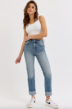 Load image into Gallery viewer, Storm High Rise Cuff Denim
