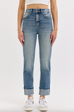 Load image into Gallery viewer, Storm High Rise Cuff Denim
