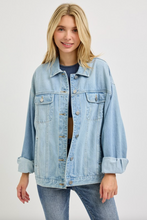 Load image into Gallery viewer, Nyx Oversized Denim Jacket
