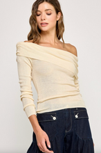 Load image into Gallery viewer, Talia Crossover Off Shoulder Sweater
