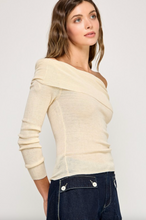 Load image into Gallery viewer, Talia Crossover Off Shoulder Sweater
