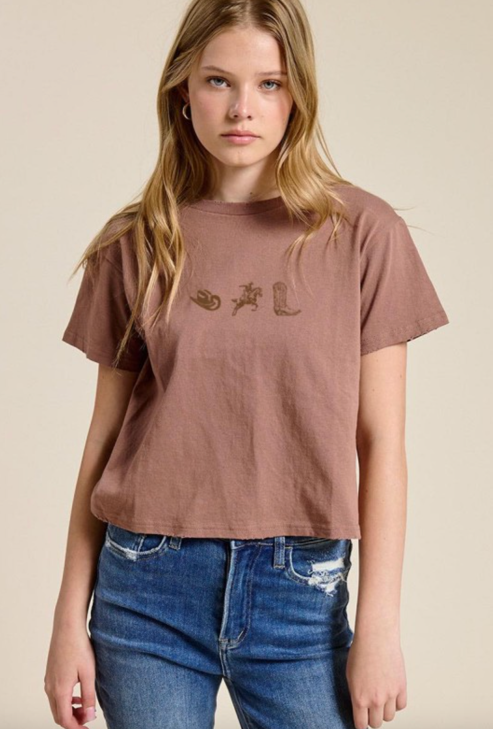 Cowboy Icon Graphic Tee