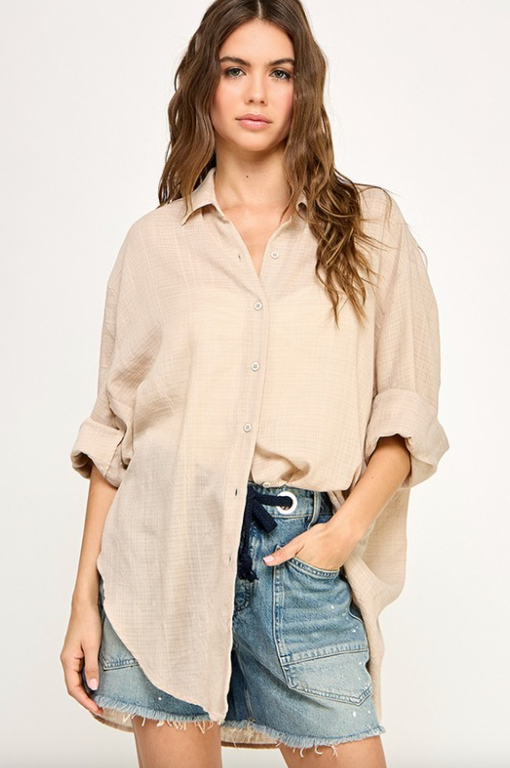 Gracie Button Down
