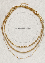 Load image into Gallery viewer, 18k Pearl Chain Necklace

