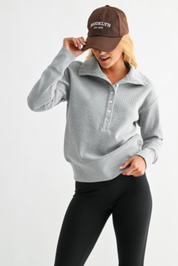 Harbor Waffle Knit Top