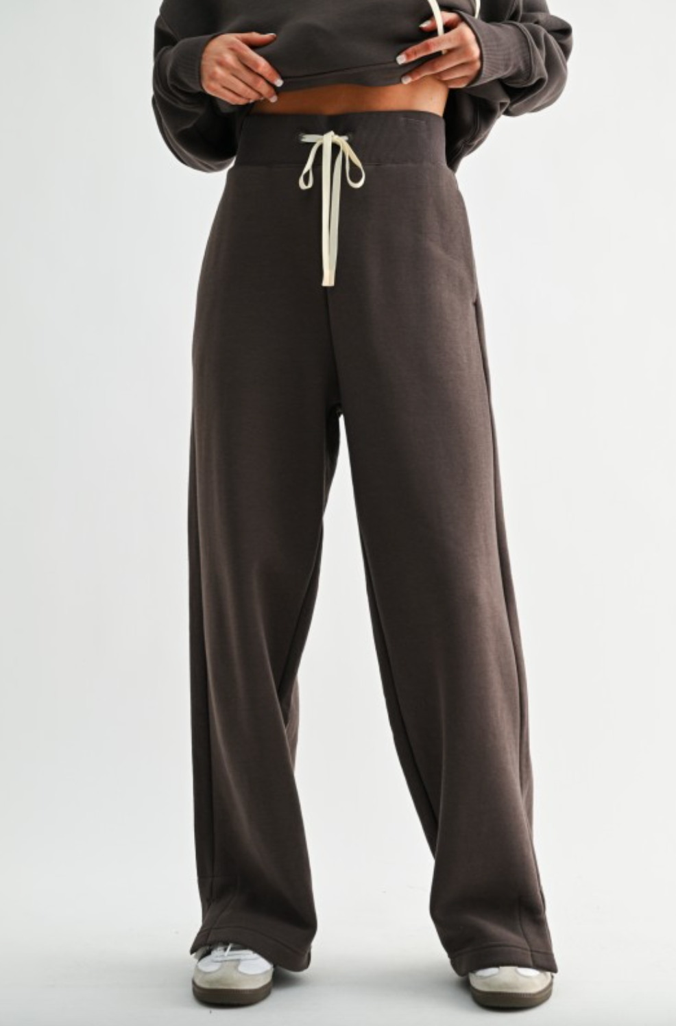 Rayna Wide Leg Fleece Pant