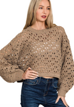Load image into Gallery viewer, Elsie Open Knit Sweater
